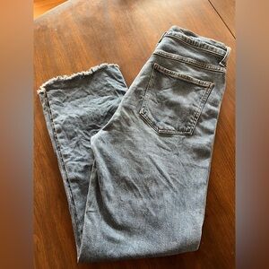 AGOLDE 90s Pinch Waist High Waisted Straight Leg Jeans Sz 29 Cropped 25” inseam